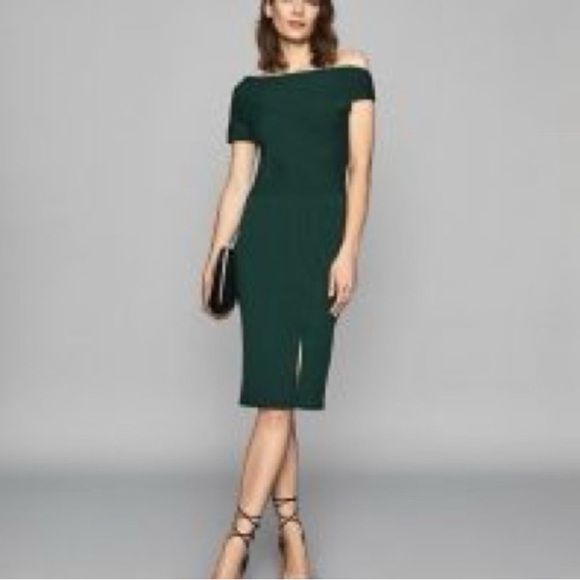 Reiss XS Lavinia Knitted Bodycon Dress - Picture 1 of 14